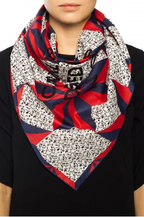 Floral motif shawl, zdjęcie 2 Floral motif shawl od Calvin Klein